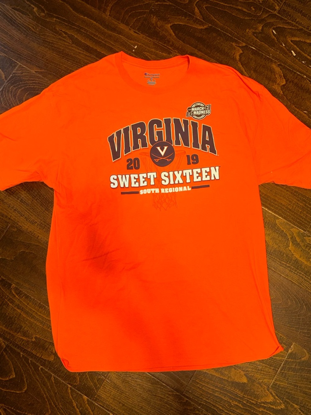 Virginia Cavaliers NCAA fan shirt sweet 16 2019 men’s size 2XL